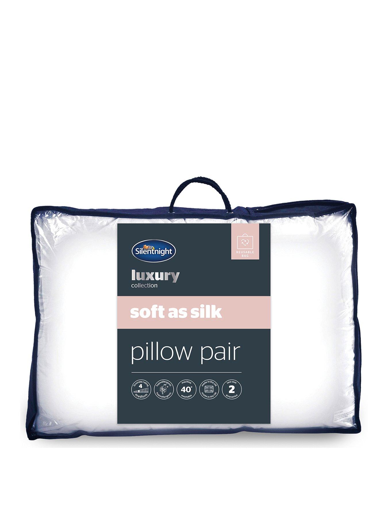 Silentnight Luxury Hotel Soft as Silk Pillow Pair