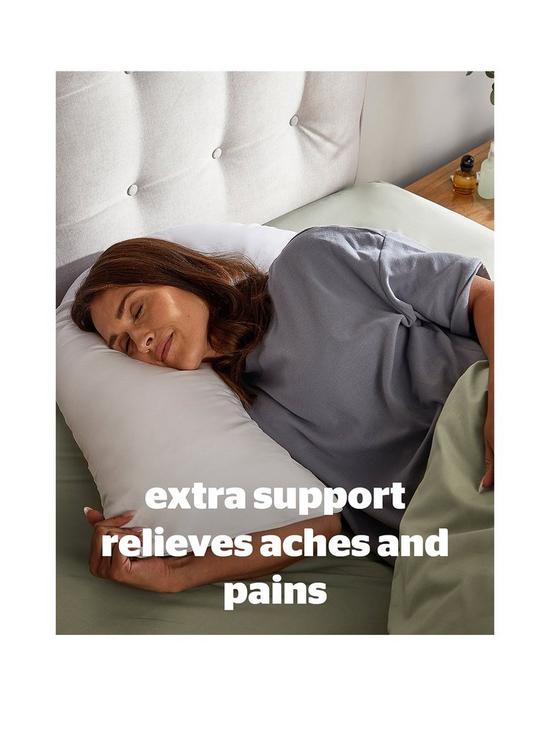stillFront image of silentnight-v-shaped-support-pillow