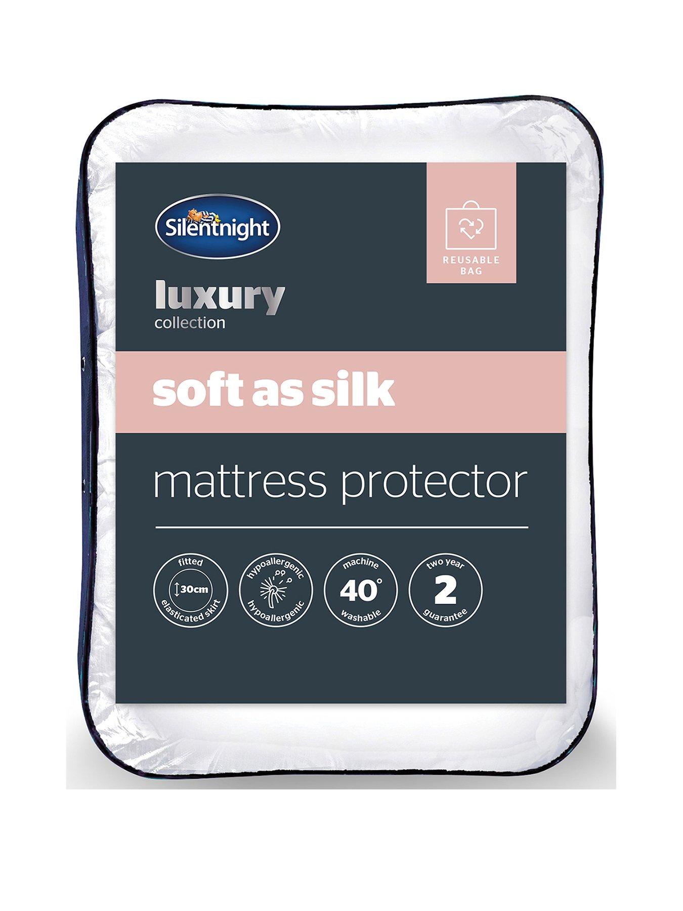 Image 1 of 1 of Silentnight Luxury Collection Soft as Silk Mattress Protector