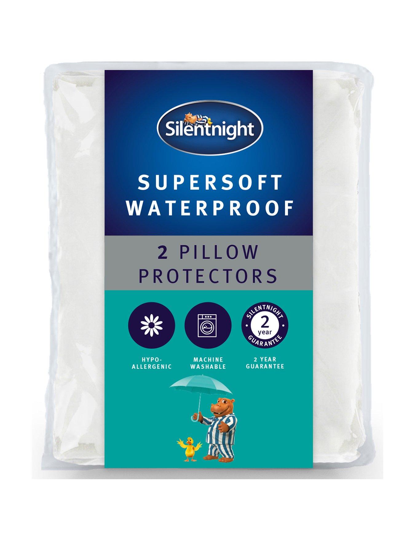Image 1 of 2 of Silentnight Supersoft Waterproof Pillow Protectors &ndash; Pair
