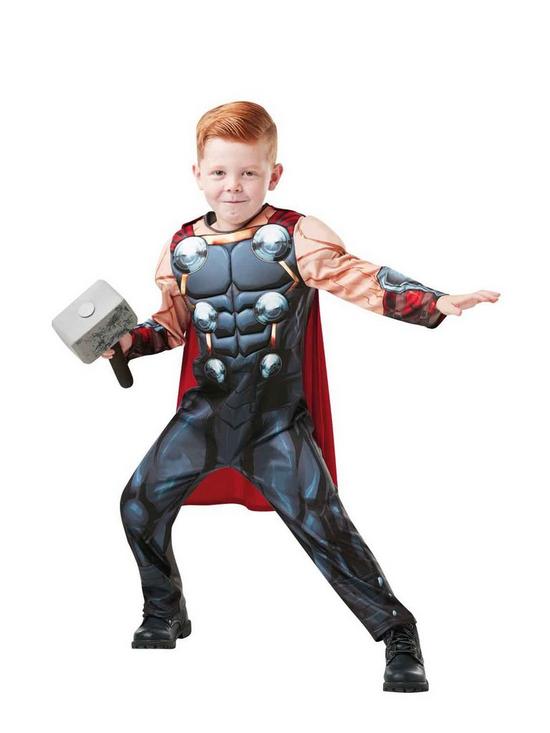 front image of the-avengers-deluxe-thor-muscle-suit-costume-9-10-years