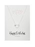  image of the-love-silver-collection-sterling-silver-cubic-zirconia-happy-birthday-heart-pendant-and-greeting-card