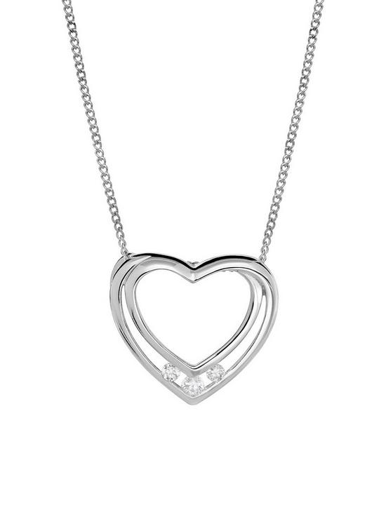 stillFront image of the-love-silver-collection-sterling-silver-cubic-zirconia-happy-birthday-heart-pendant-and-greeting-card