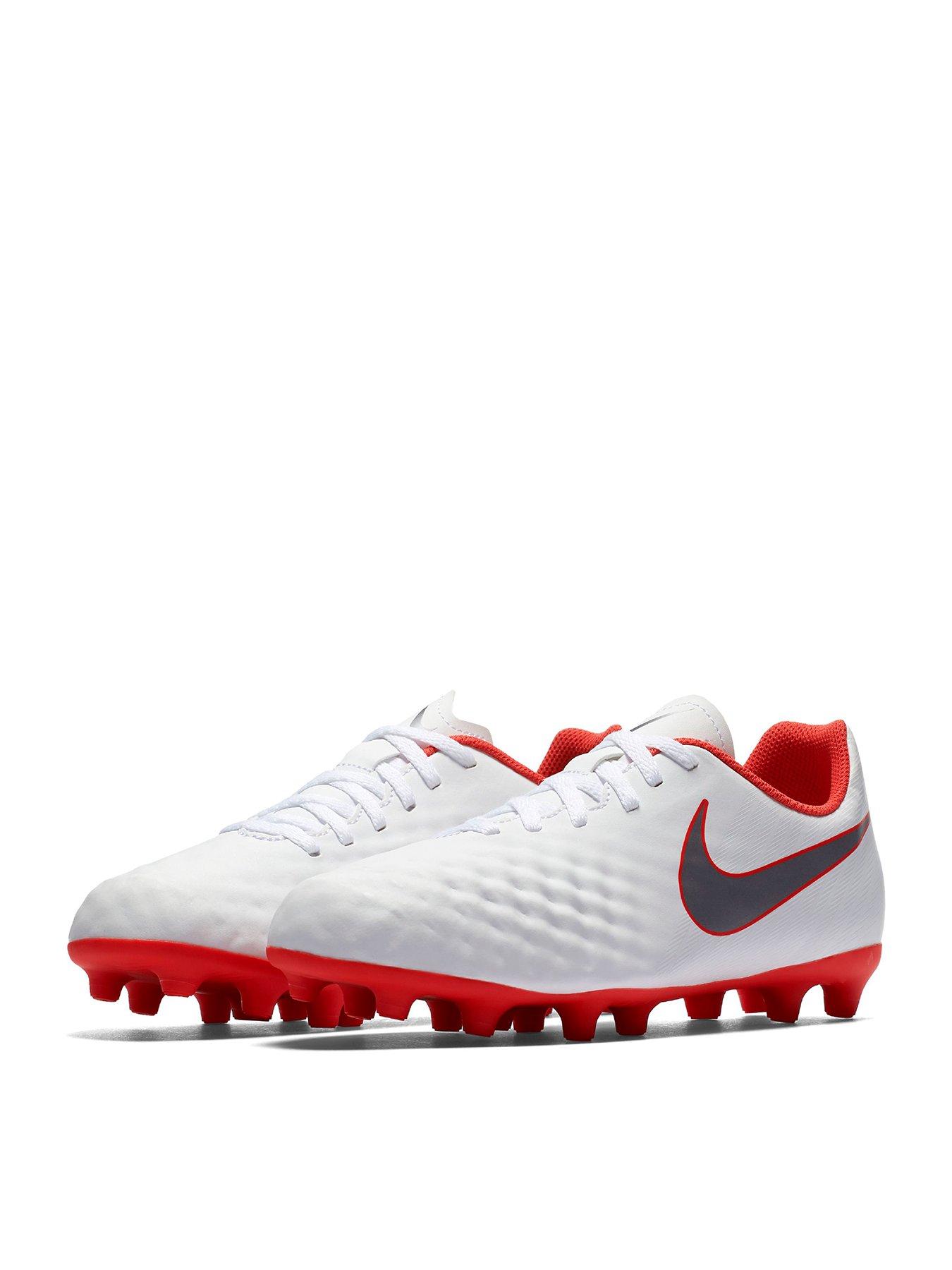 Nike Jr Magista Obra II FG Soccer Cleats White Volt 844410