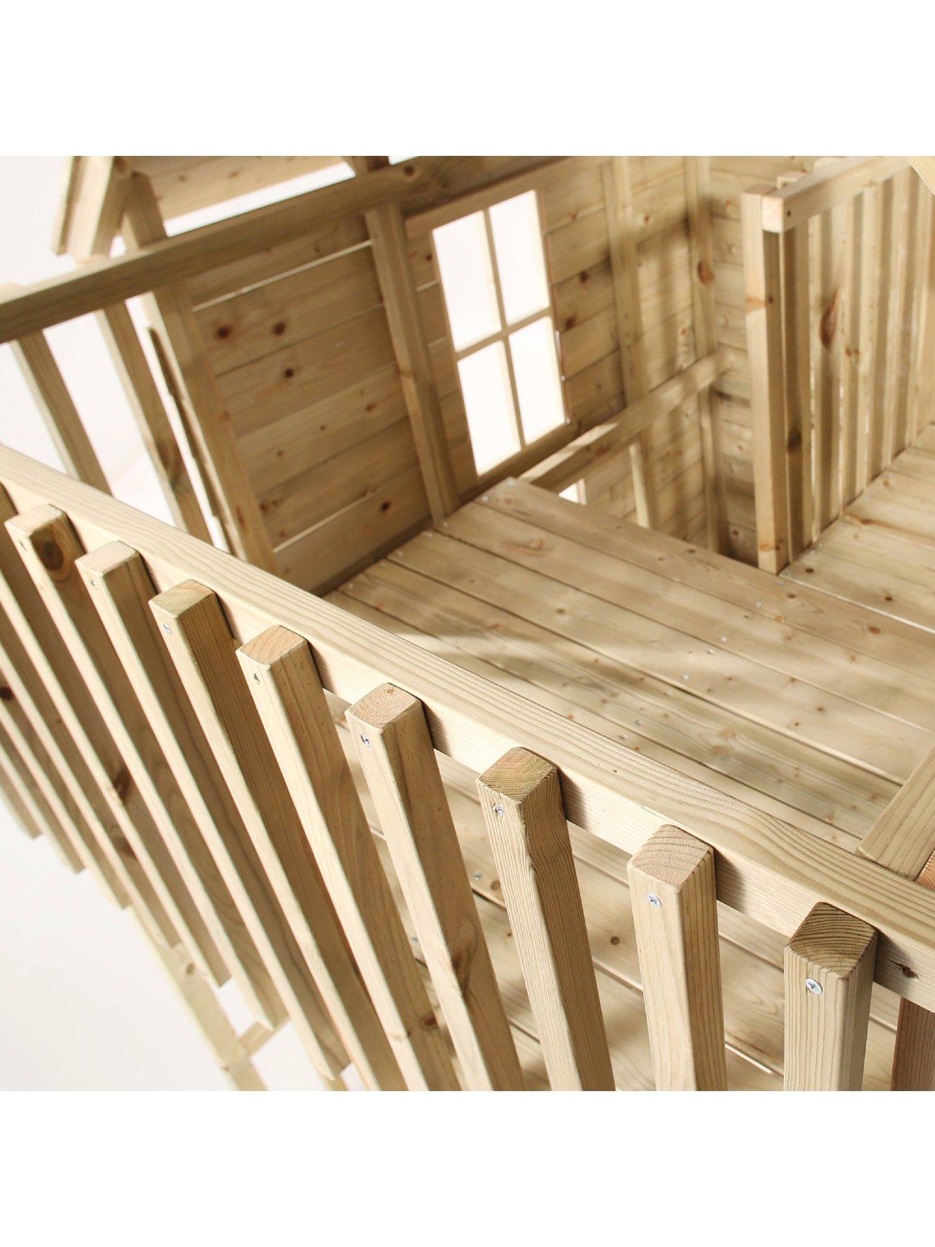Image 4 of 6 of TP Skye Two Storey Wooden Playhouse &amp; Slide