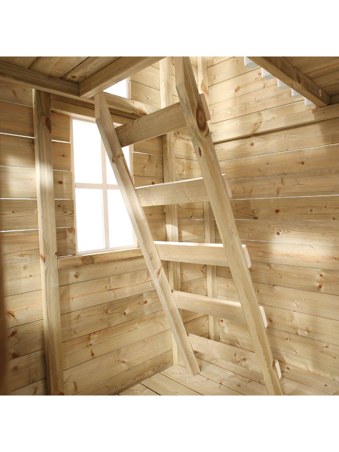 Image 5 of 6 of TP Skye Two Storey Wooden Playhouse &amp; Slide