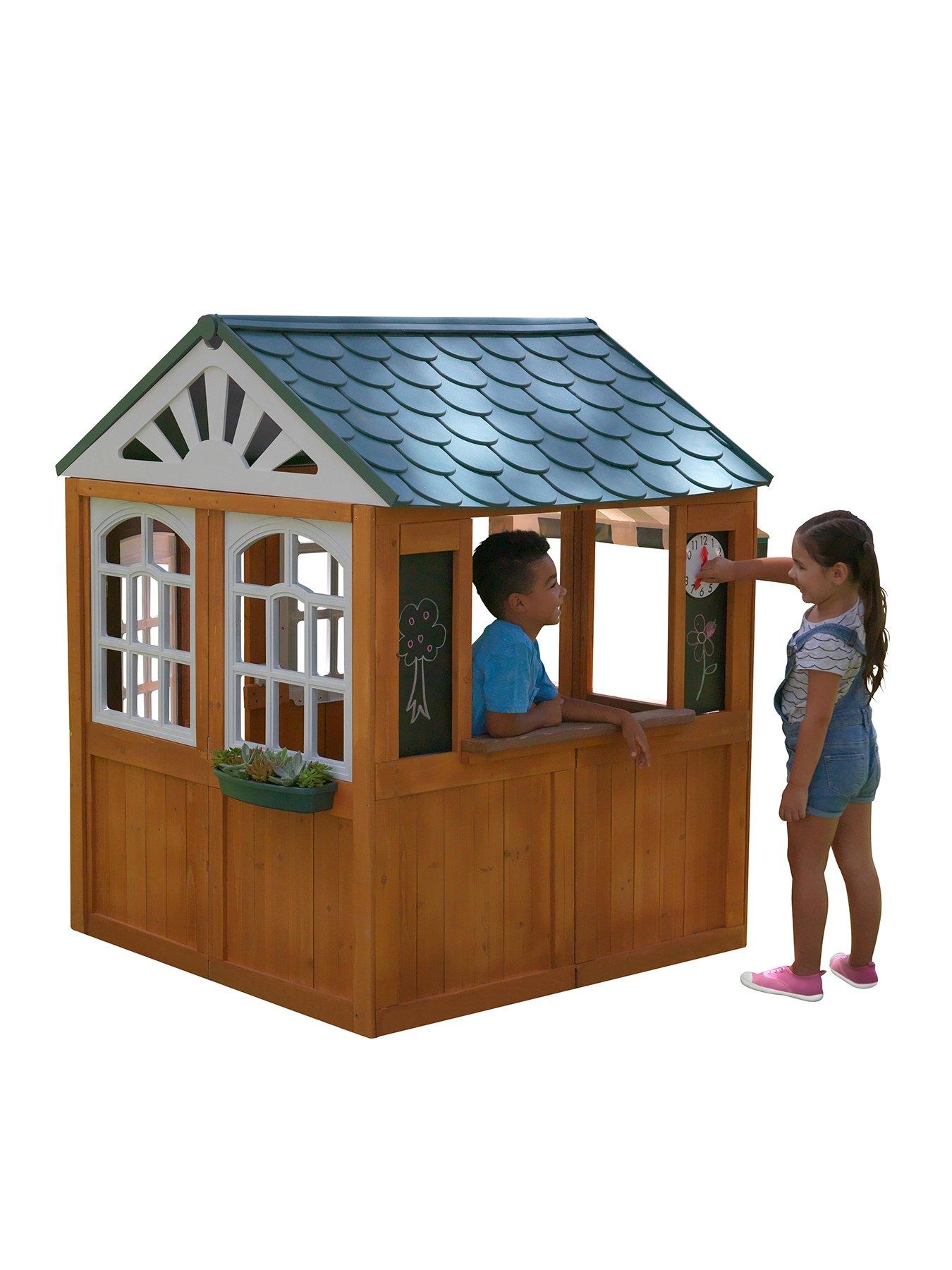 kidkraft garden view outdoor playhouse