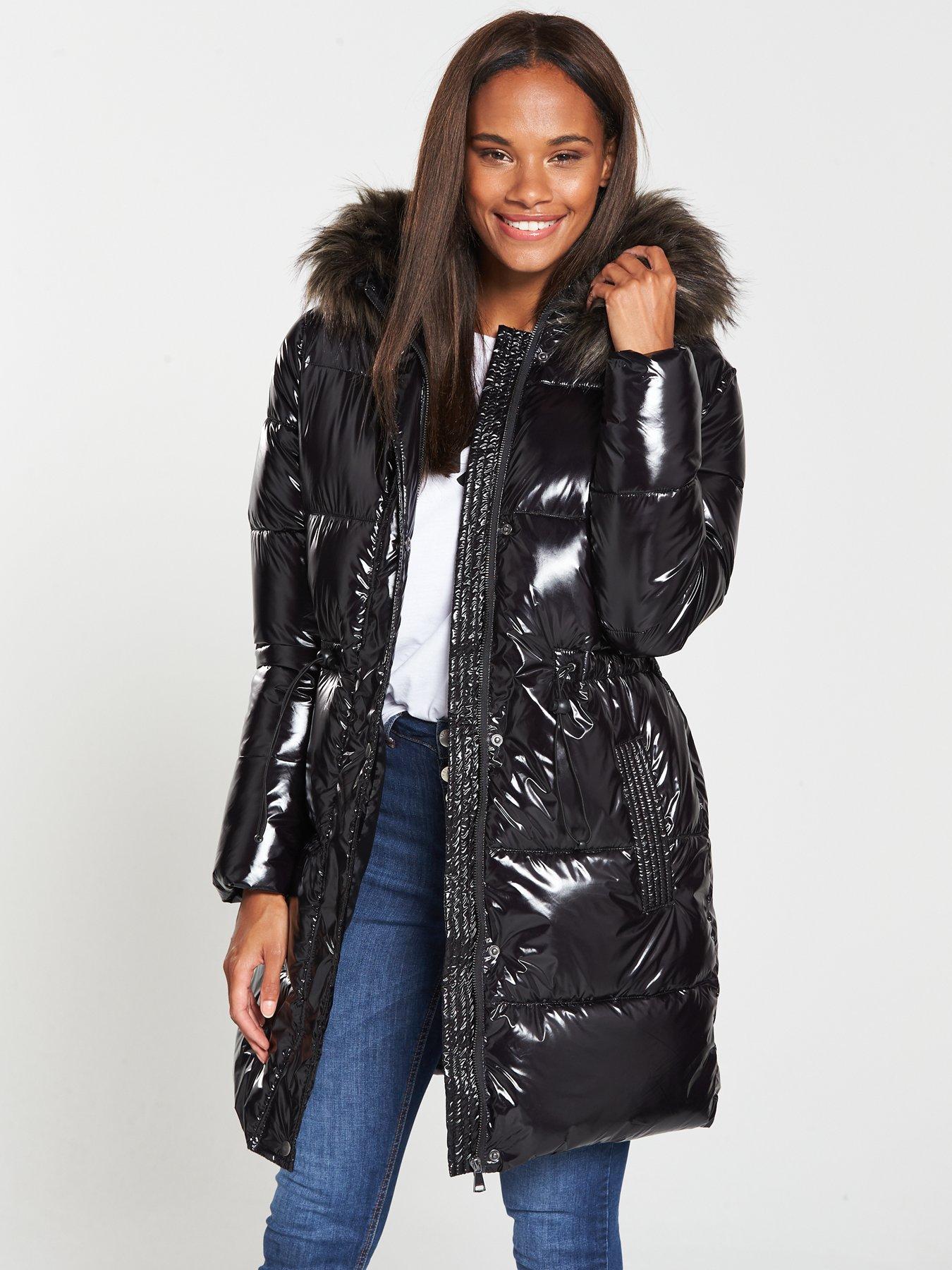 tommy jeans high shine puffer jacket