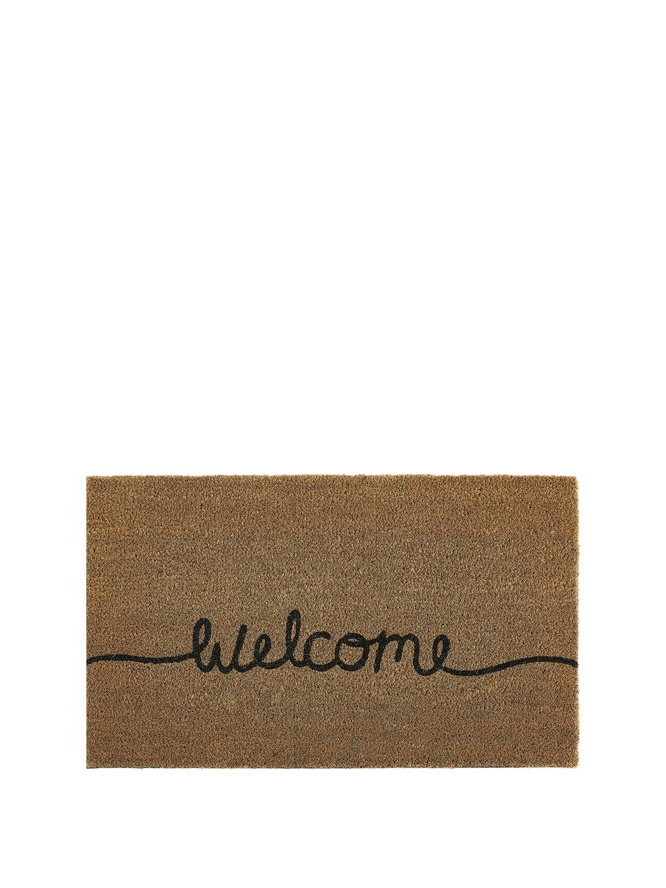 Product photograph of My Mat Welcome Coir Doormat from very.co.uk