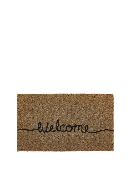 front image of welcome-coir-doormat