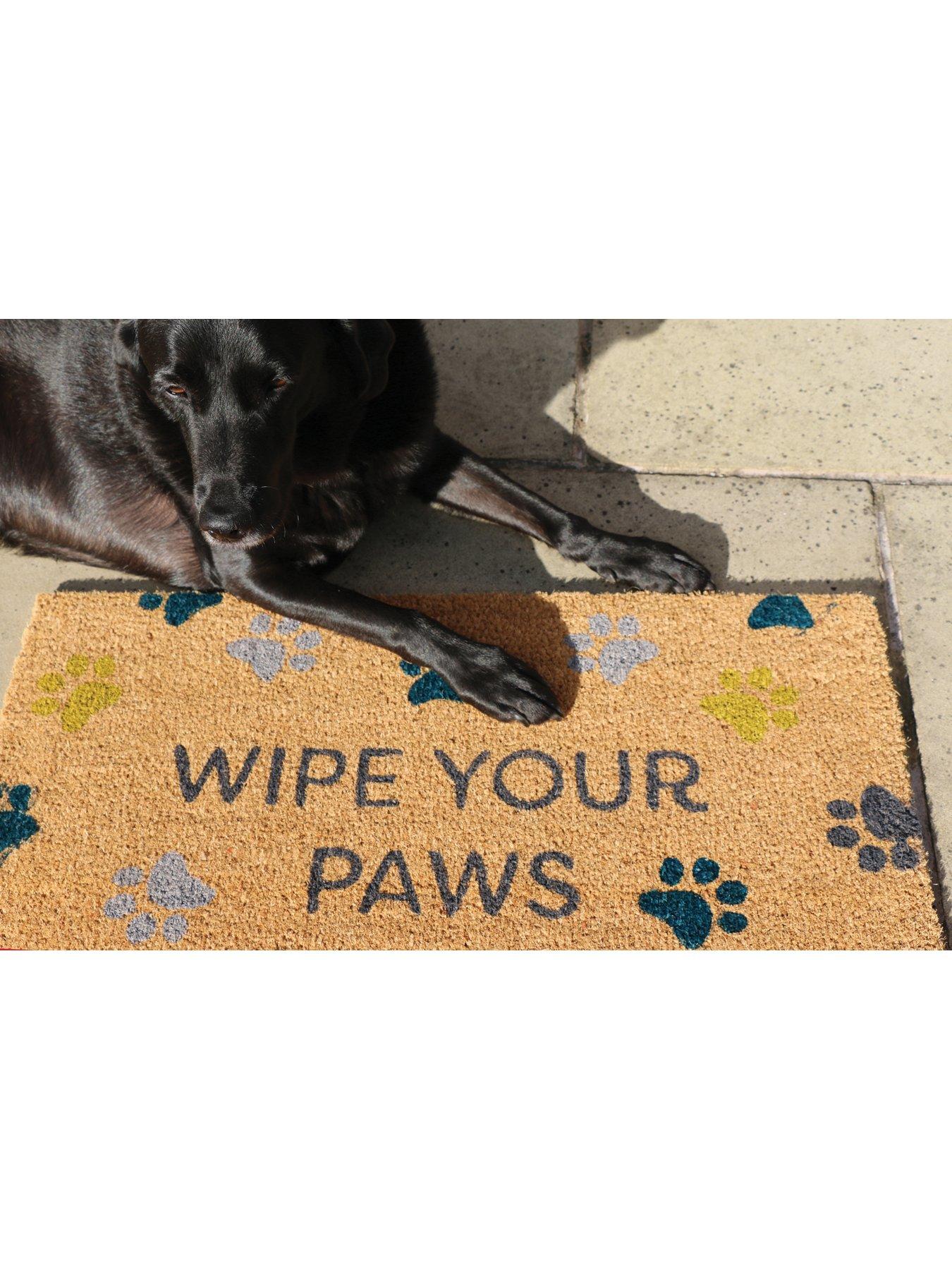 Image 2 of 3 of My Mat Wipe Your Paws Coir Doormat - Natural