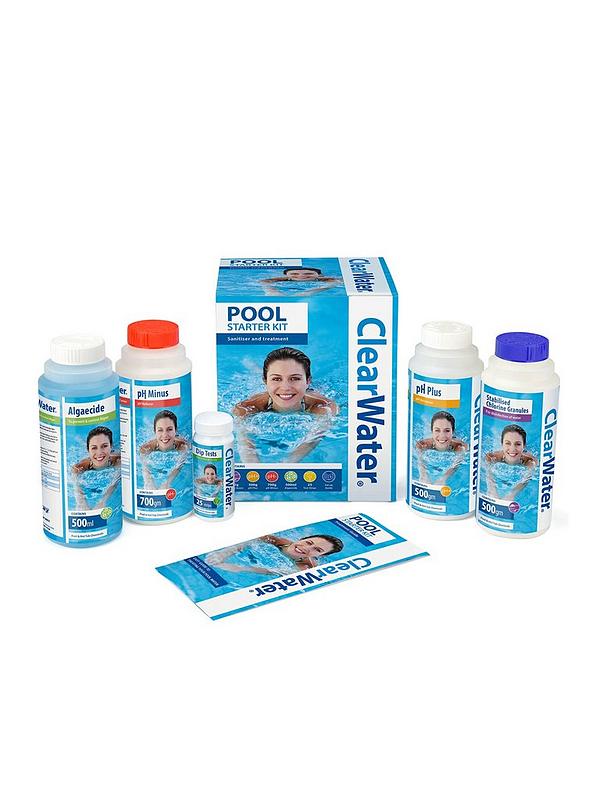 Bestway Clearwater Pool Starter Kit Full Set Water Treatment And Testing Chemicals New   5031470057381 