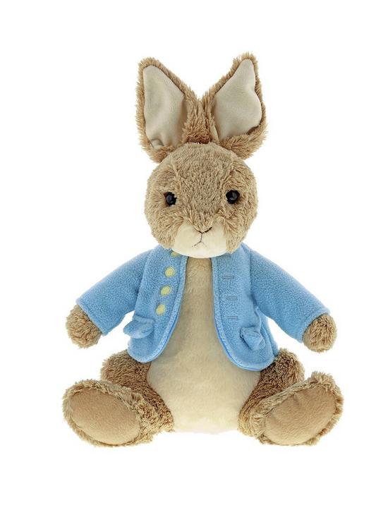 front image of peter-rabbit-large-plush-soft-toy-38cm