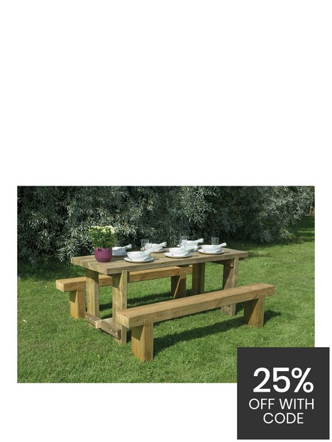 forest-refectory-garden-table-andnbsp2-benches-18mnbsp