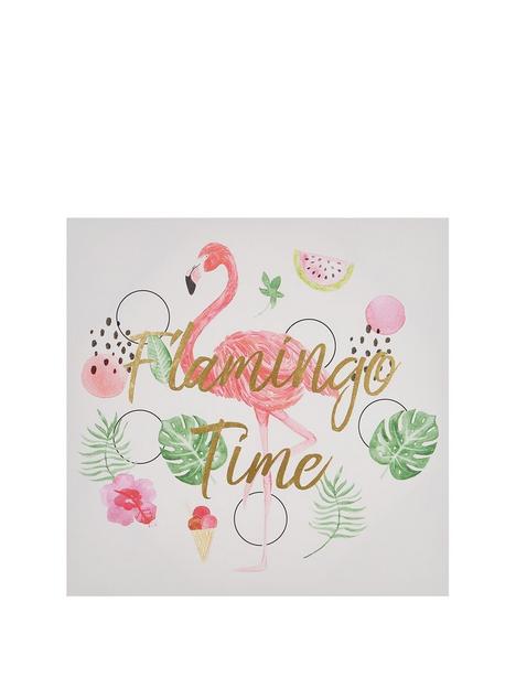 art-for-the-home-flamingo-time-wall-art