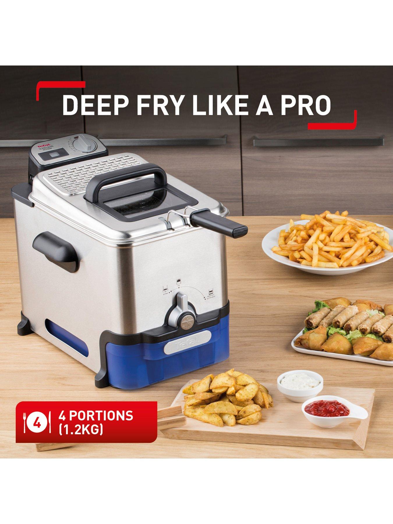 Tefal FR804040 Oleoclean Pro Deep Fryer, 1.2kg Capacity, 2300W