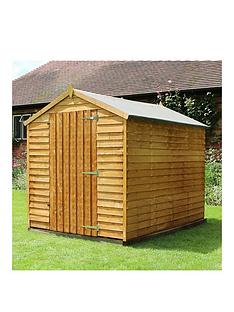 buy mercia shiplap wooden double door & side door shed - 6