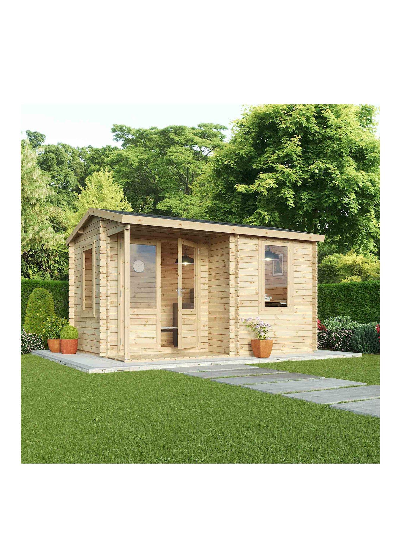 Mercia 4 X 3m 28mm Tongue And Groove Home Office Log Cabin Very