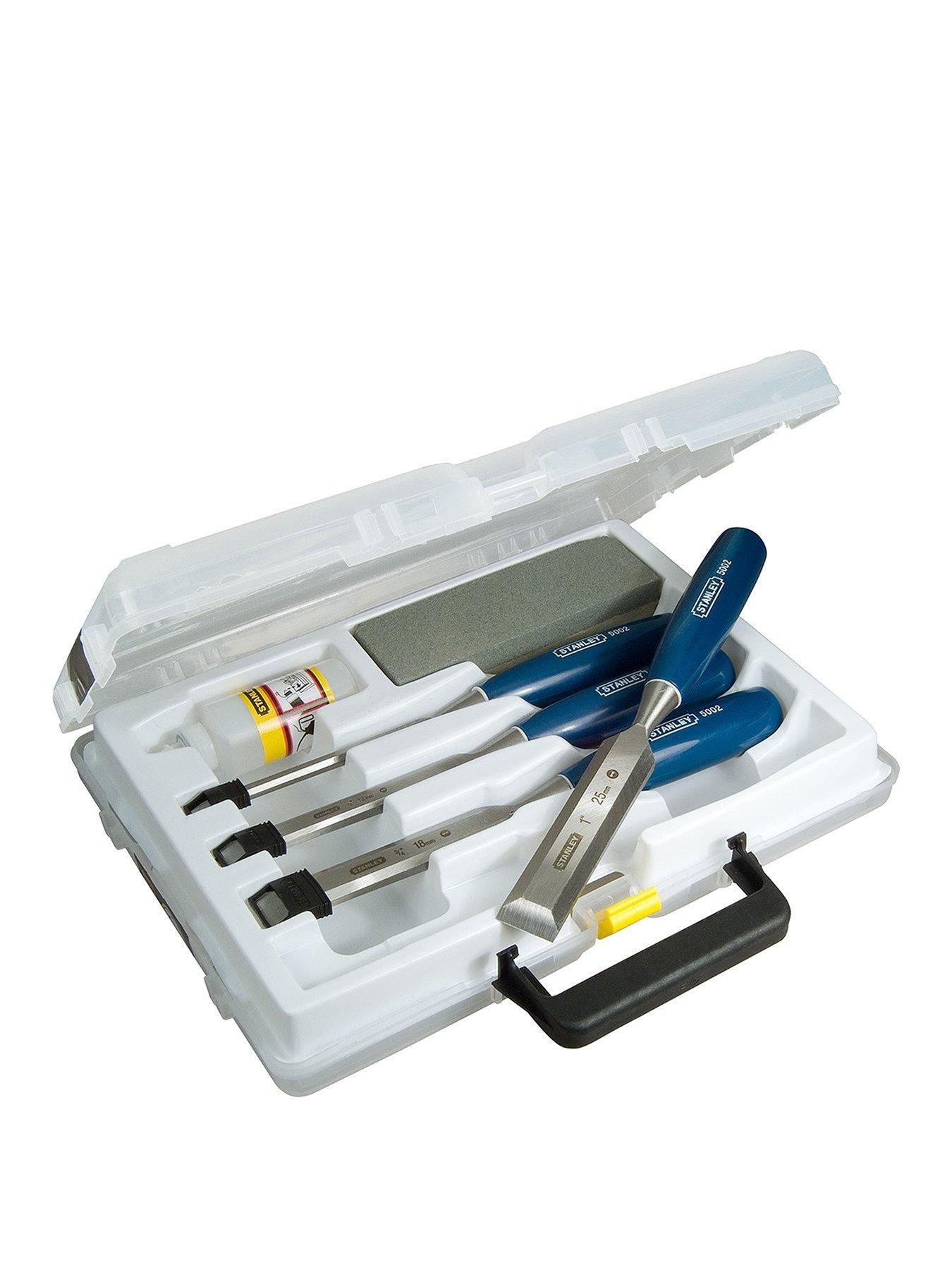 Product photograph of Stanley 6-piece Chisel Set from very.co.uk