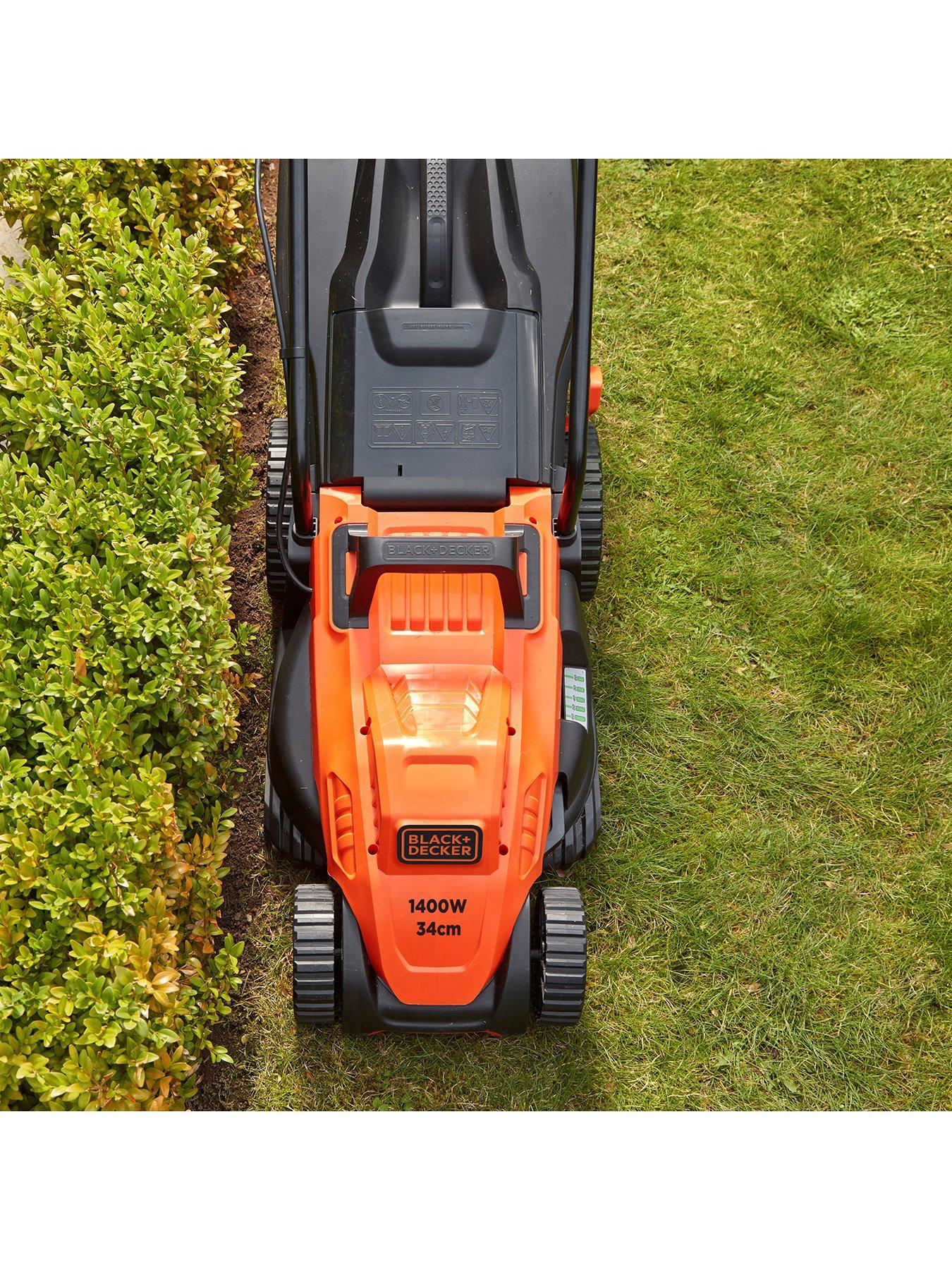 Image 6 of 6 of Black & Decker 1400W&nbsp;34 cm Lawnmower with Bike Handle Controls
