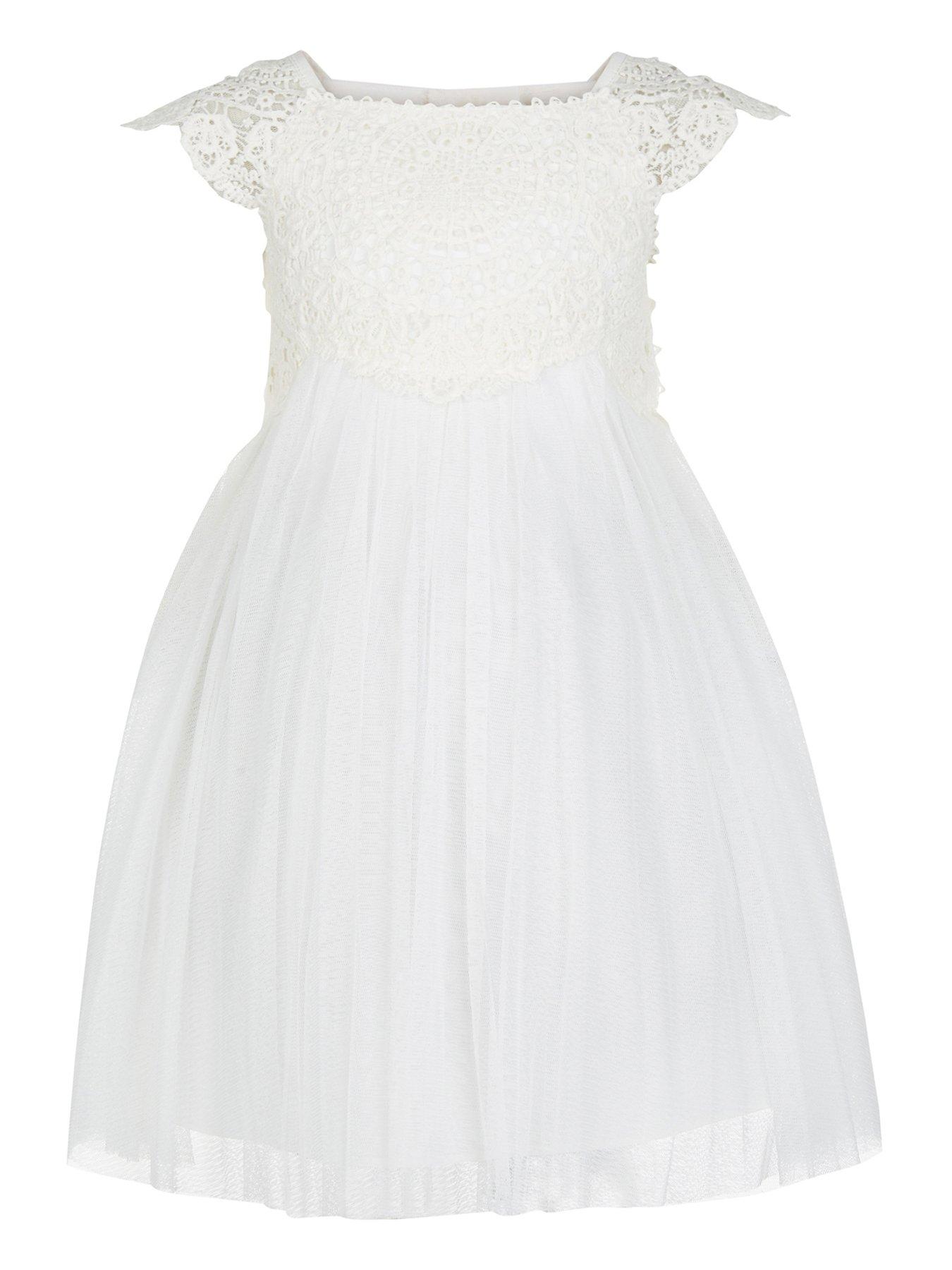 monsoon baby white dress