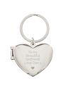 Image thumbnail 4 of 4 of The Personalised Memento Company Personalised Valentines Heart Photo Key Ring
