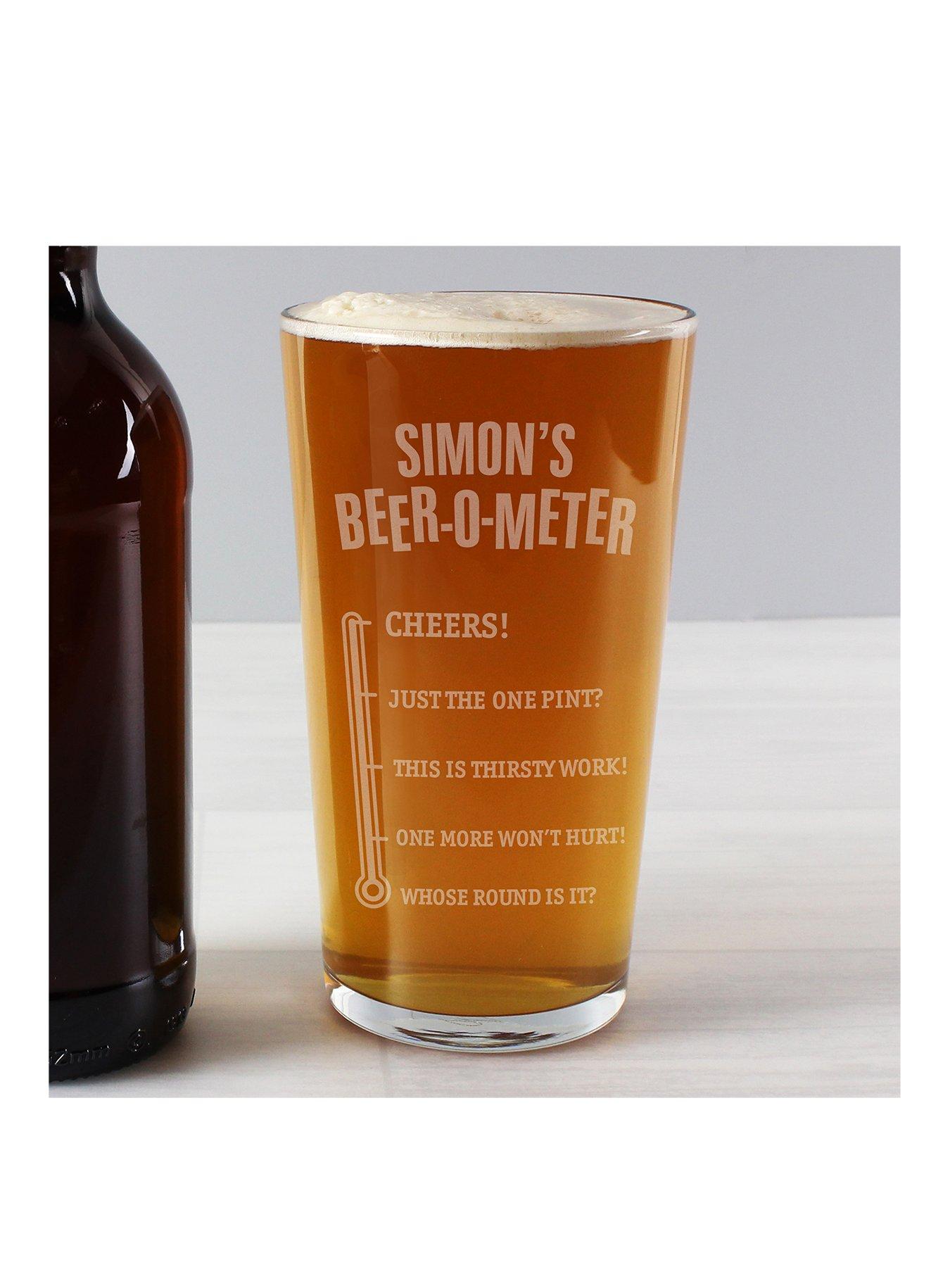 undefined Beer-O-Meter Pint Glass