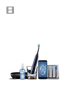 Philips Sonicare DiamondClean Smart Electric Toothbrush - Lunar Blue Edition (UK 2-Pin Bathroom Plug) HX9954/53