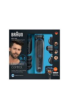 BRAUN MGK3080 Multi Groom 9-in-1 Face and Head