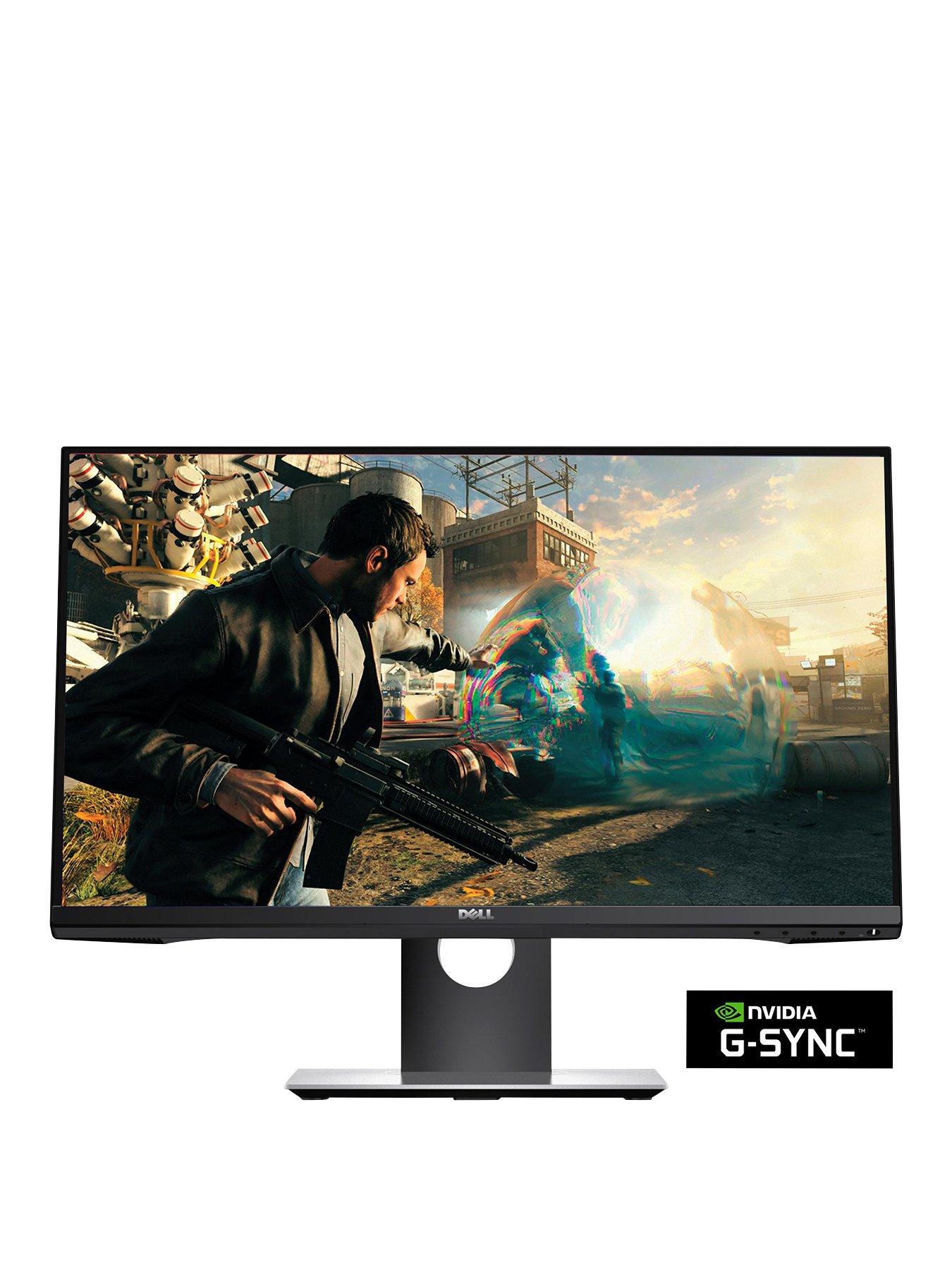 Dell S2417Dg 23.8 Inch Qhd (2560X1440), Tn, 165Hz, 1Ms, Nvidia G-Sync&Trade;, Display Port, Usb 3.0, Widescreen Led Gaming Monitor With 3-Year Warranty - Black