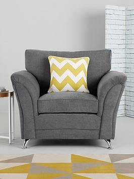 Product photograph of Very Home Dury Fabric Armchair - Fsc Reg Certified from very.co.uk