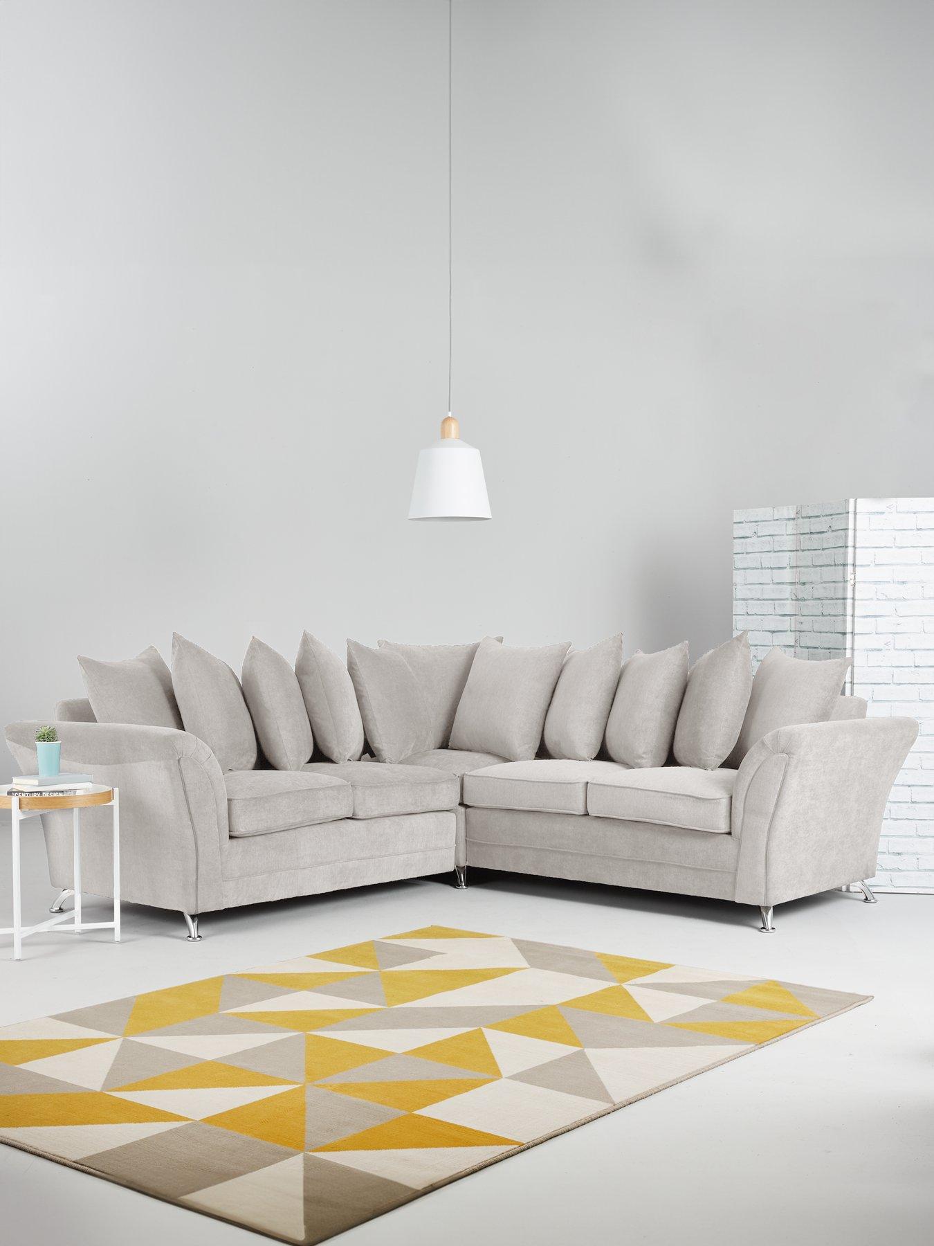 Very Home Dury Fabric Corner Group Scatter Back Sofa - FSC® Certified