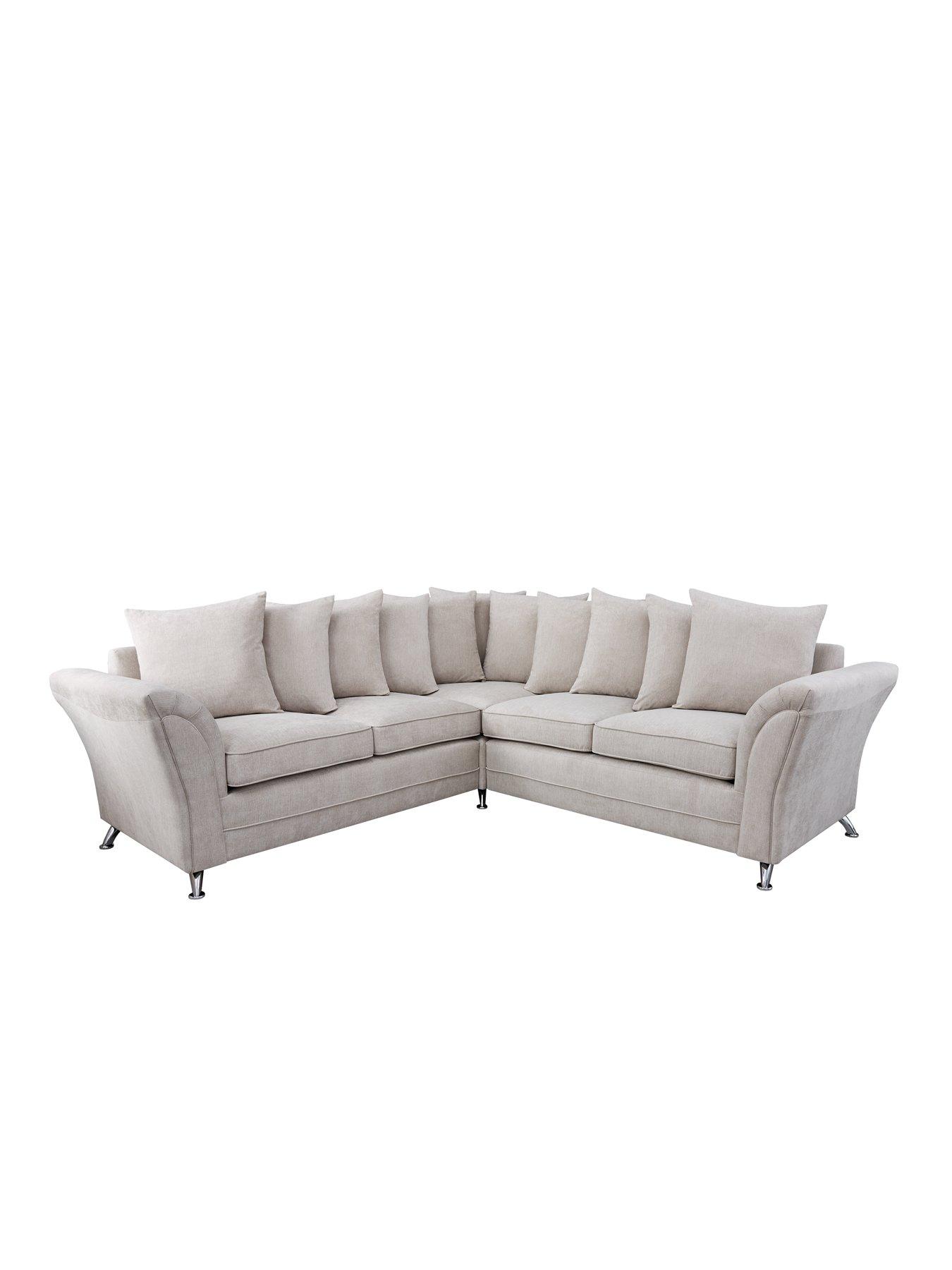 Very Home Dury Fabric Corner Group Scatter Back Sofa - FSC® Certified