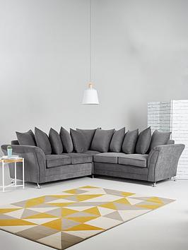 Product photograph of Very Home Dury Fabric Corner Group Scatter Back Sofa - Fsc Reg Certified from very.co.uk