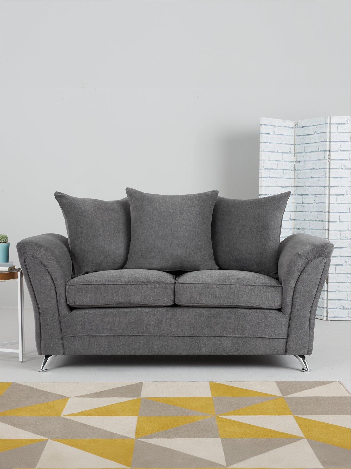undefined Dury Fabric 2 Seater Scatter Back Sofa - FSC® Certified