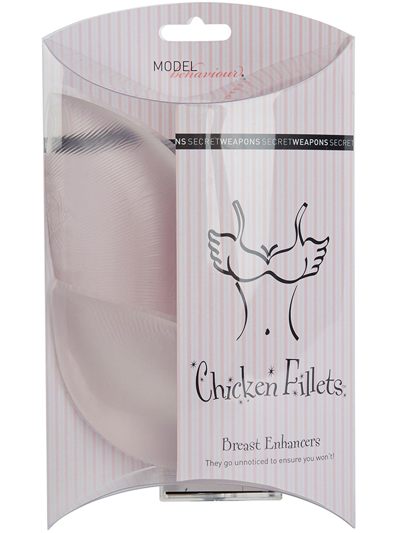 Silicone Chicken Cutlets Bra Inserts - Clear Breast Pads Chest Push
