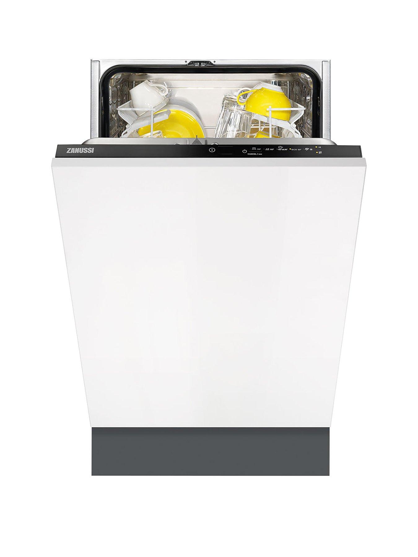 Zanussi Zdv12004Fa Integrated 9-Place,L 45 Cm Wide Slimline Dishwasher