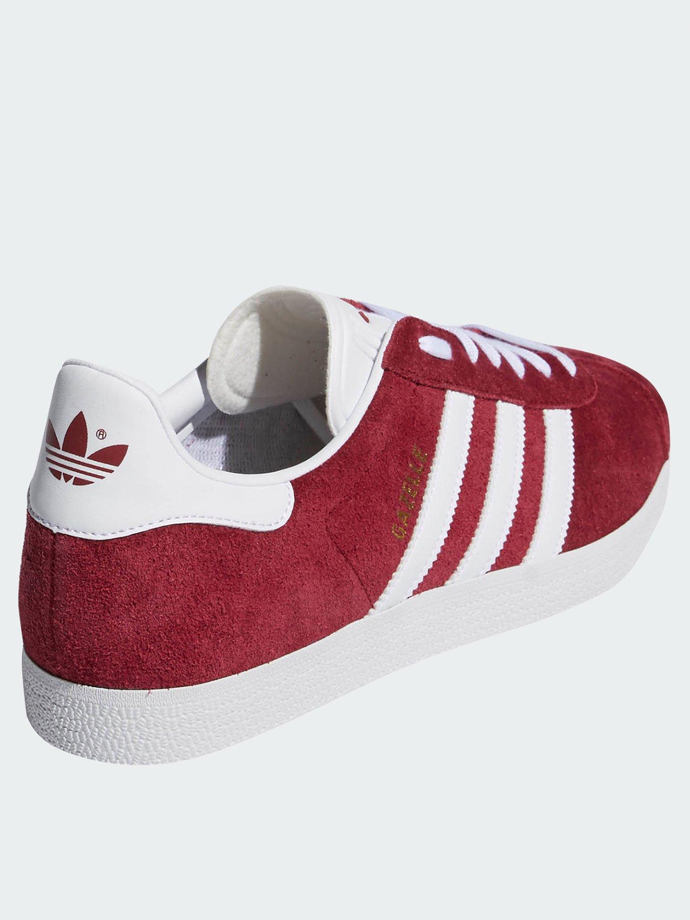 adidas gazelle mens burgundy