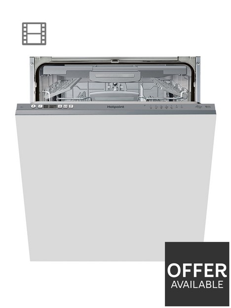 hotpoint-hic3c33cweuknbsp14-place-full-size-integrated-dishwasher-with-quick-wash-3d-zone-wash-silver