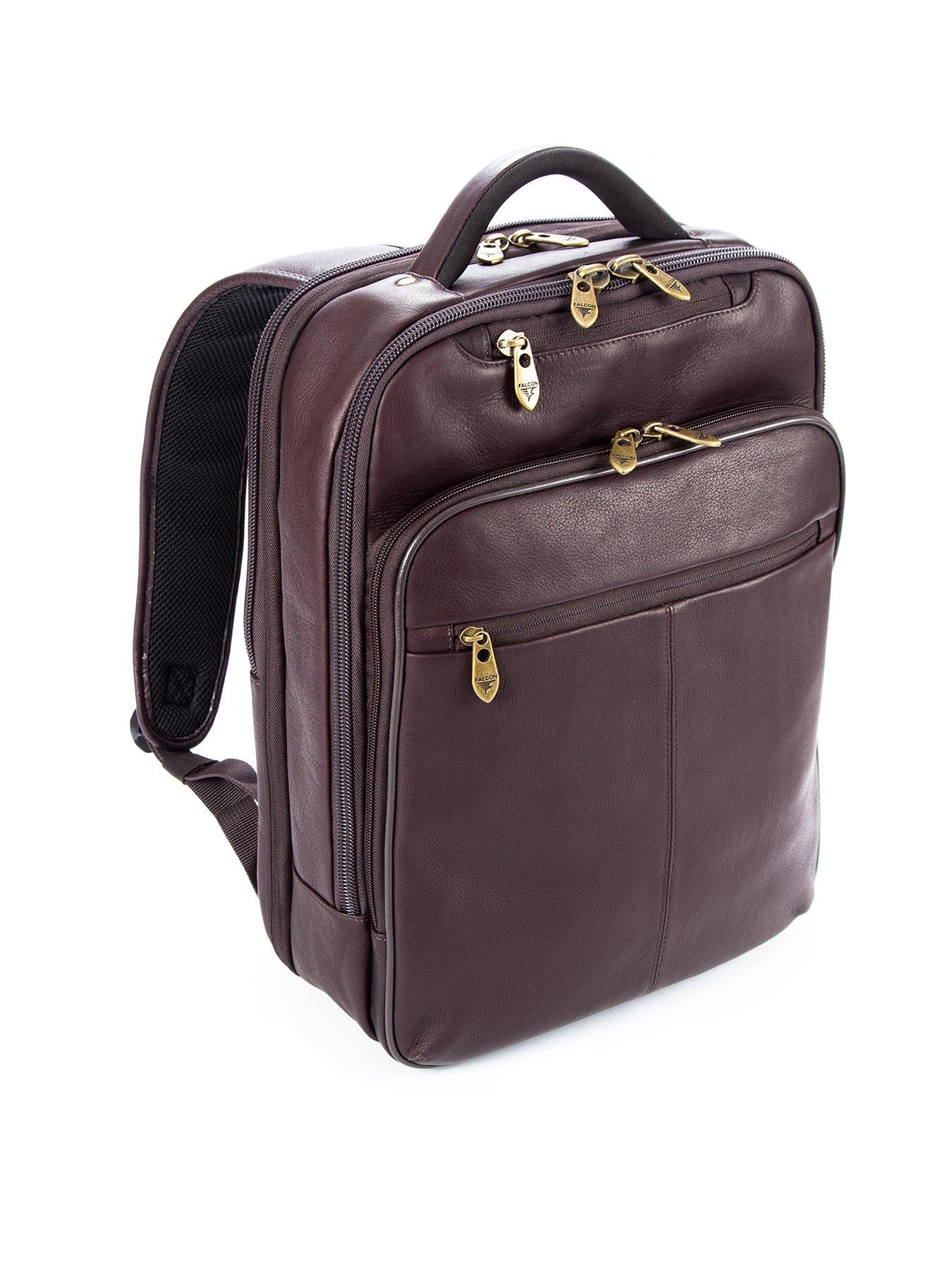 Falcon Colombian Leather 16 Inch Laptop Rucksack