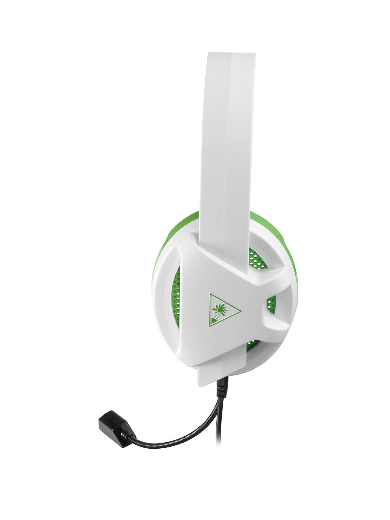 Turtle beach headset white best sale and green