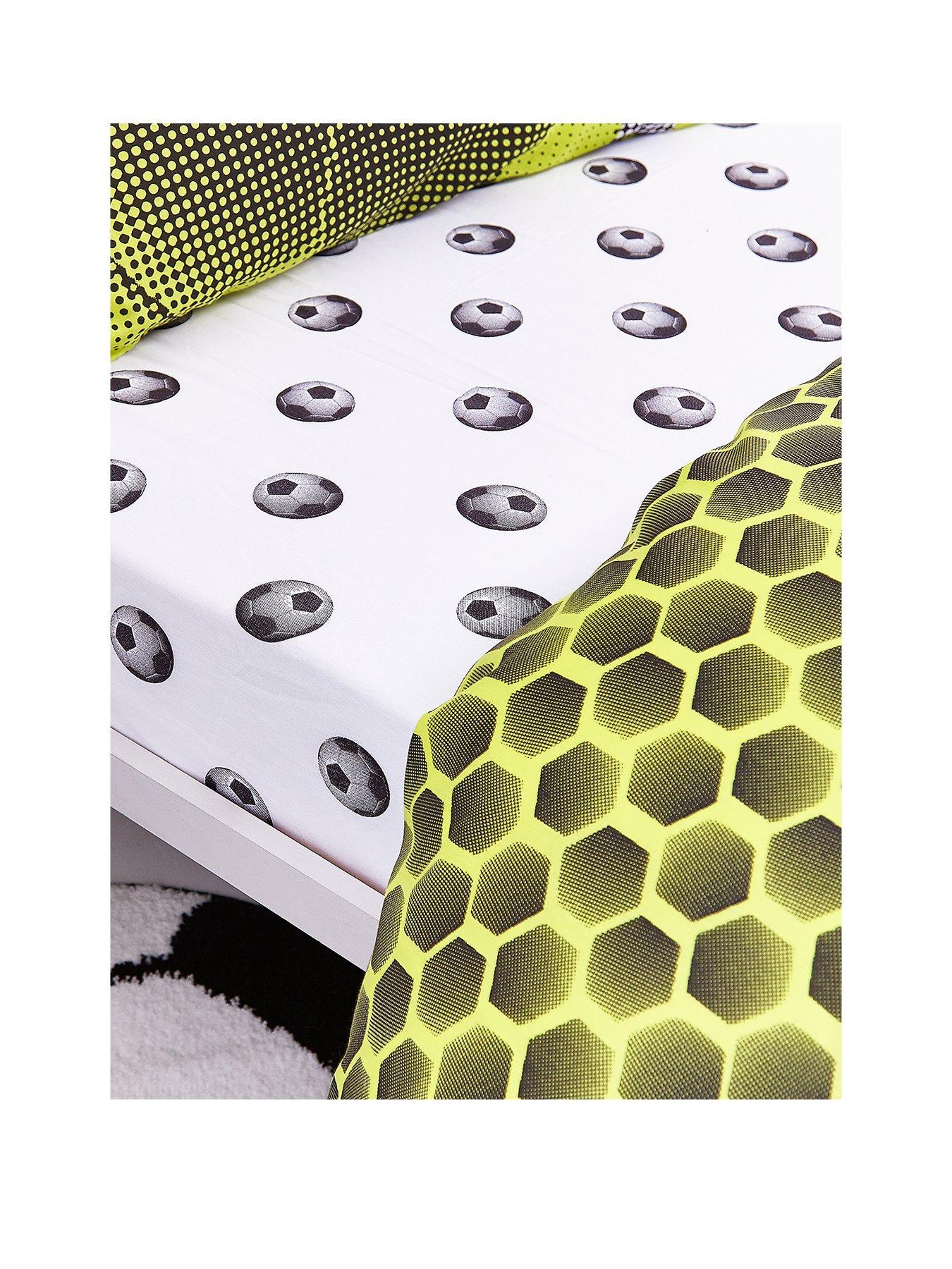 undefined Neon Football Fitted Sheet