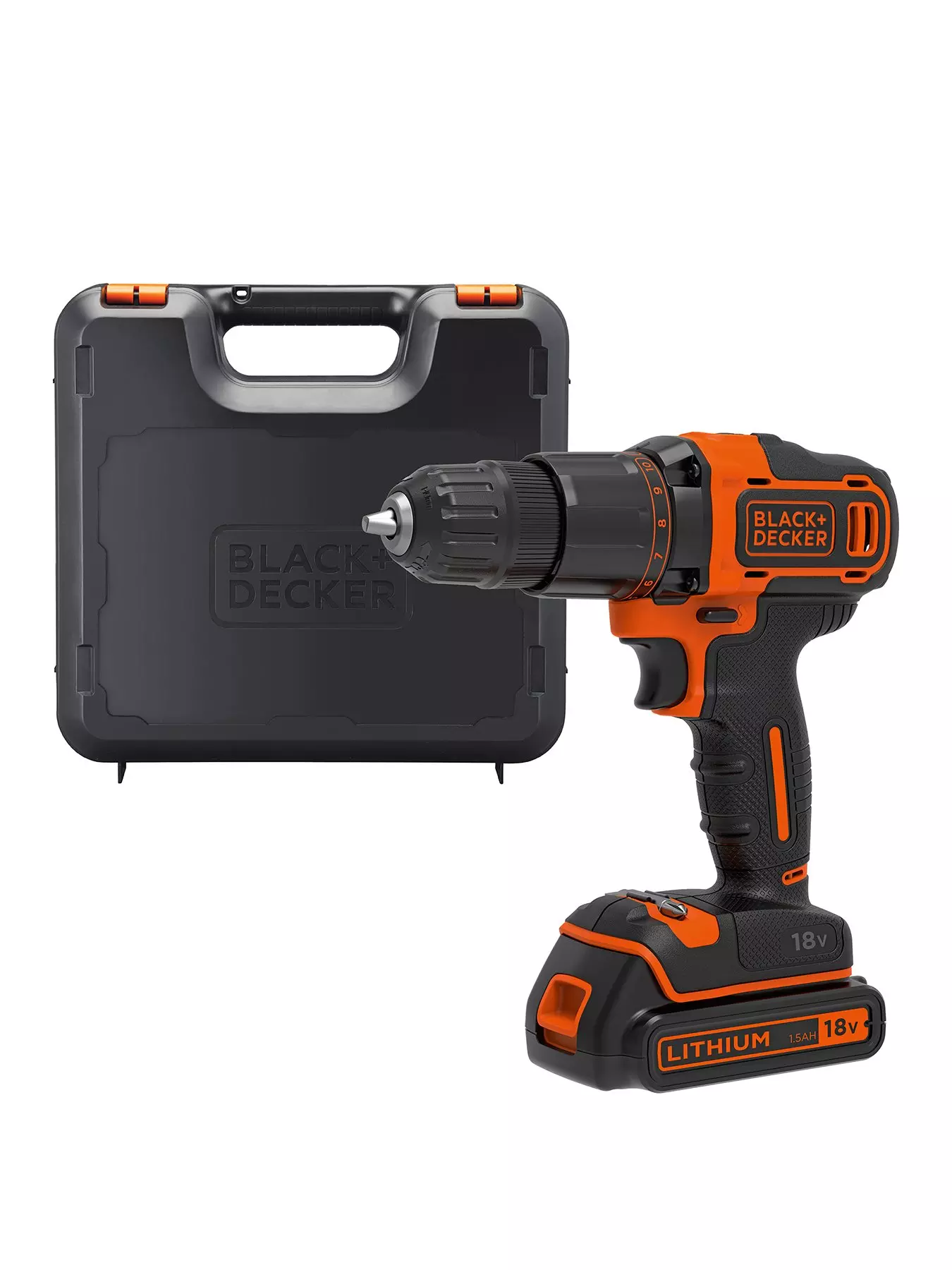 Black+Decker BL188KB-QW 2 Speed 18V 1.5Ah Cordless Impact Screwdriver with  2 Batteries, 400mA 27 Watts Charger, Dual Bit and Case : :  Tools & Home Improvement