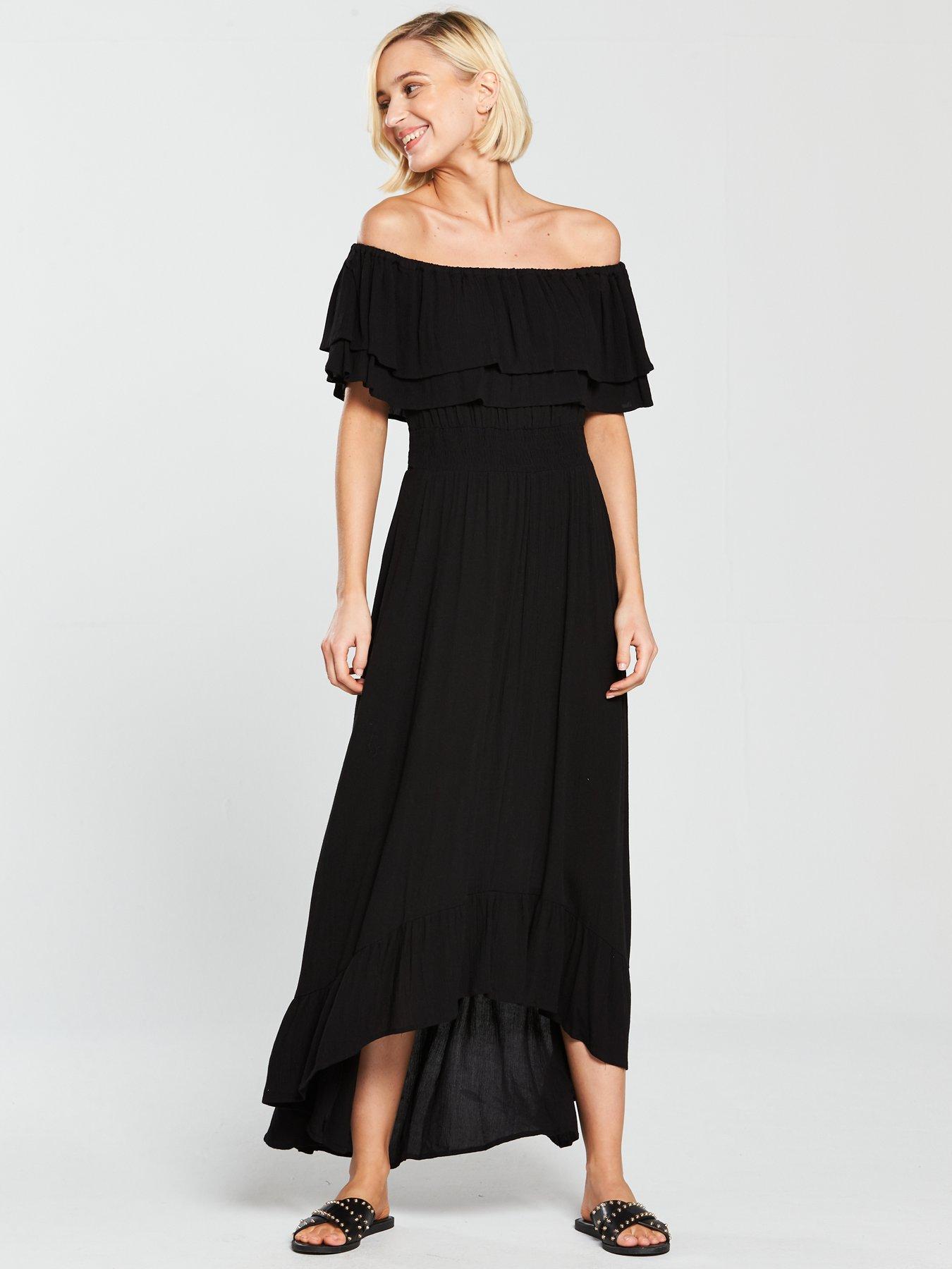 river island bardot maxi dress