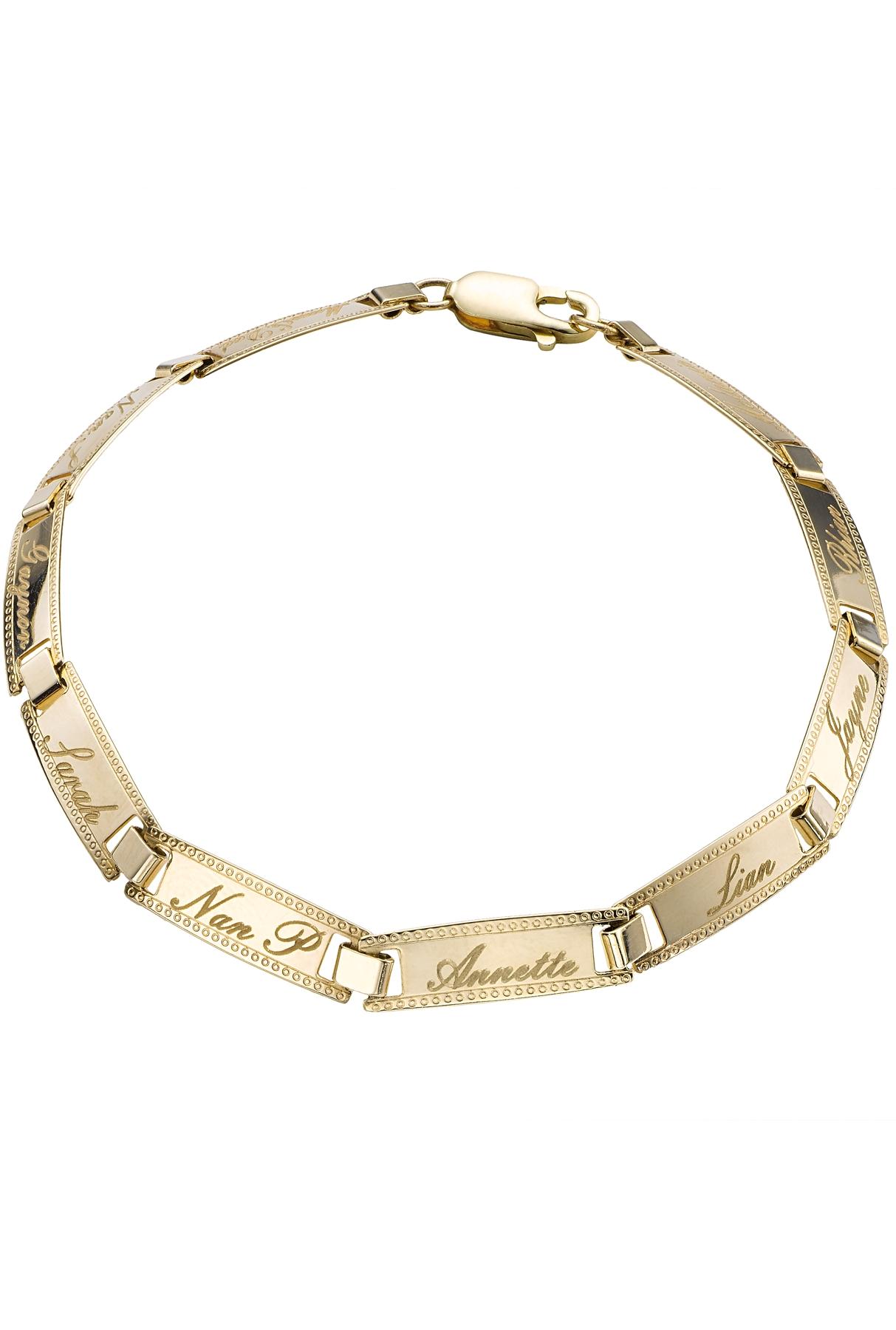 9ct gold store nan bracelet