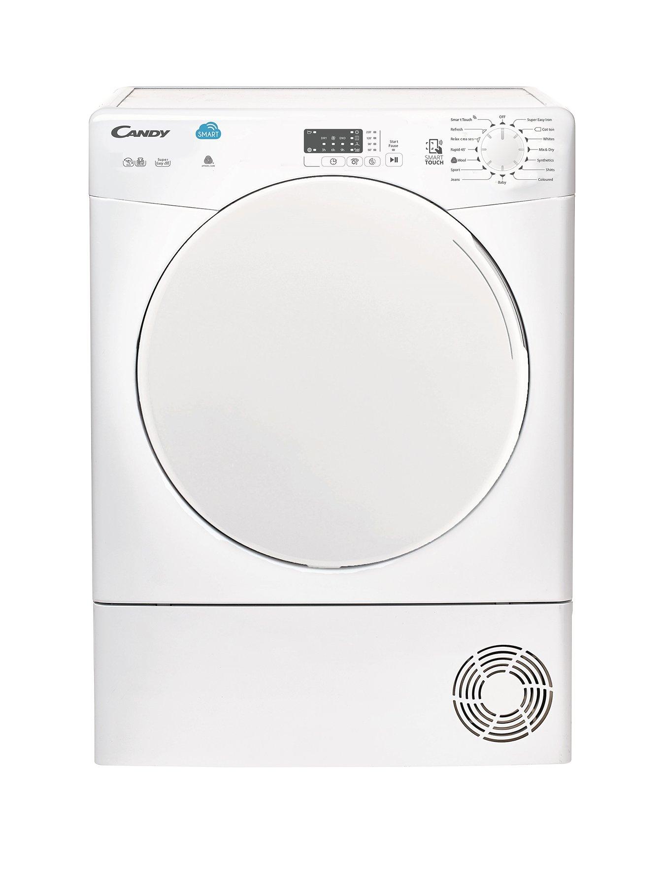 Candy Cs C10Lf 10Kg Load Condenser Sensor Tumble Dryer With Smart Touch – White
