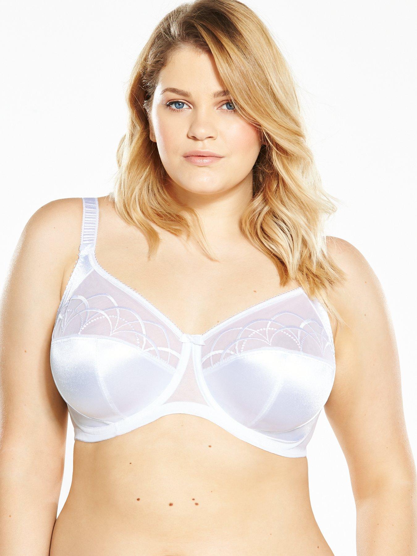 Buy Latte Nude Recycled Lace Full Cup Comfort Bra - 38DD, Bras