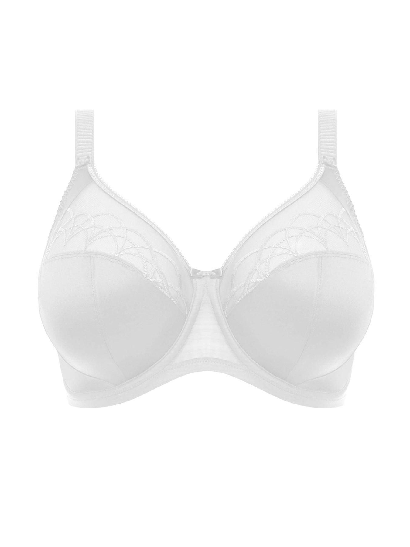 Image 4 of 4 of Elomi Cate Underwired Full Cup Banded Bra - White
