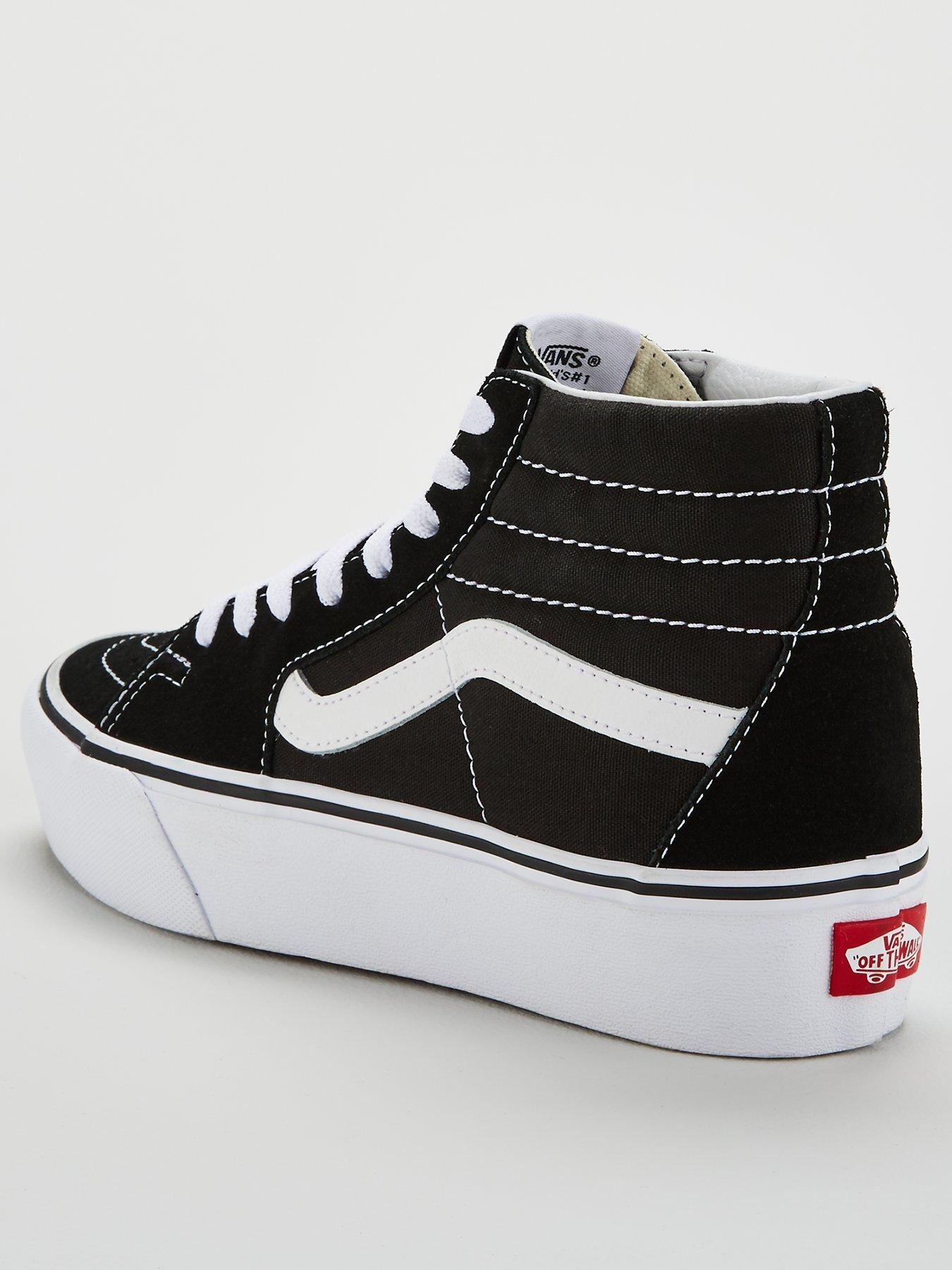 Vans off best sale white high tops