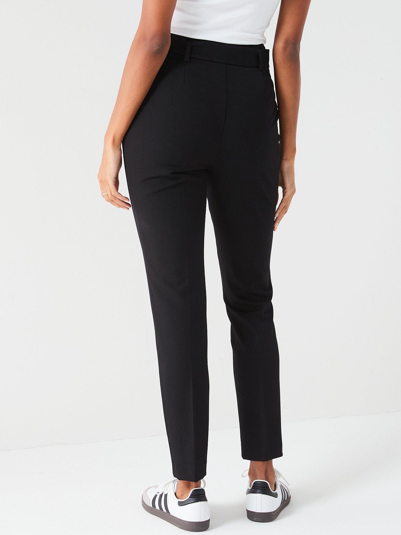 Image 2 of 6 of V by Very The Tapered Leg Trouser - Black